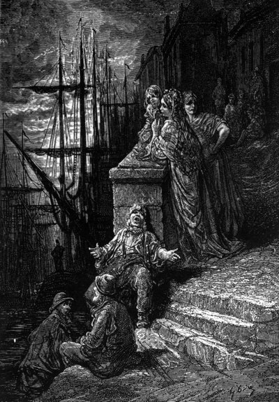 Eine Familie eines Wasserarbeiters, aus 